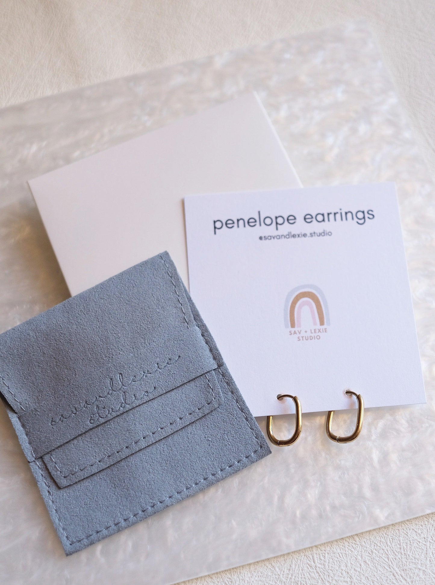 penelope hoop earrings