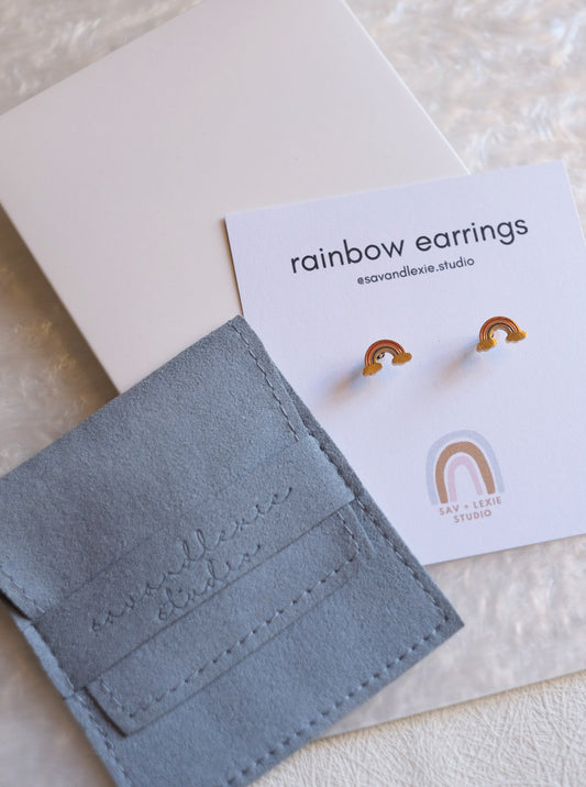 rainbow earrings