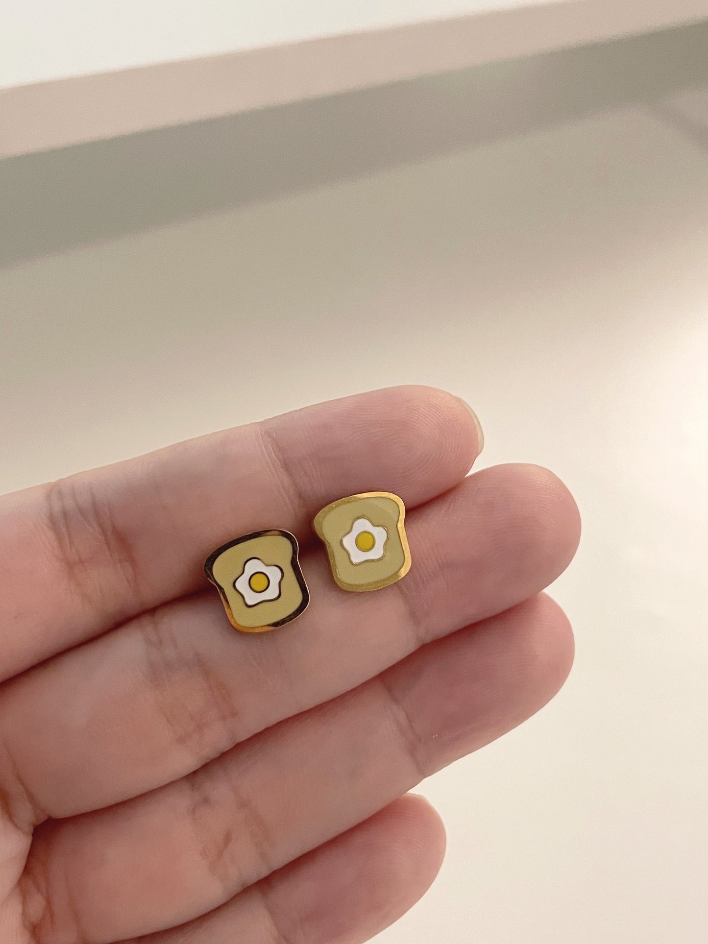 toast earrings